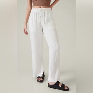 Athleta White Wide Leg Women's Pants
